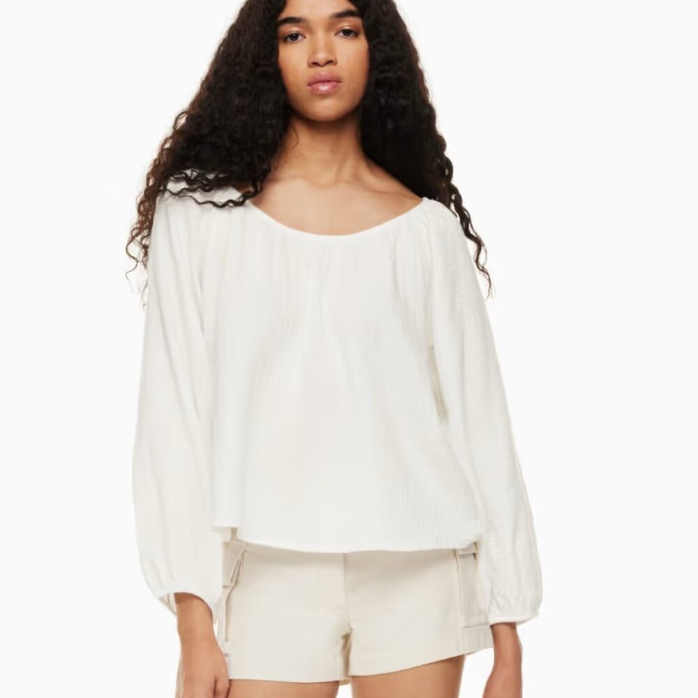 NWT White S Wilfred Free Sight Blouse